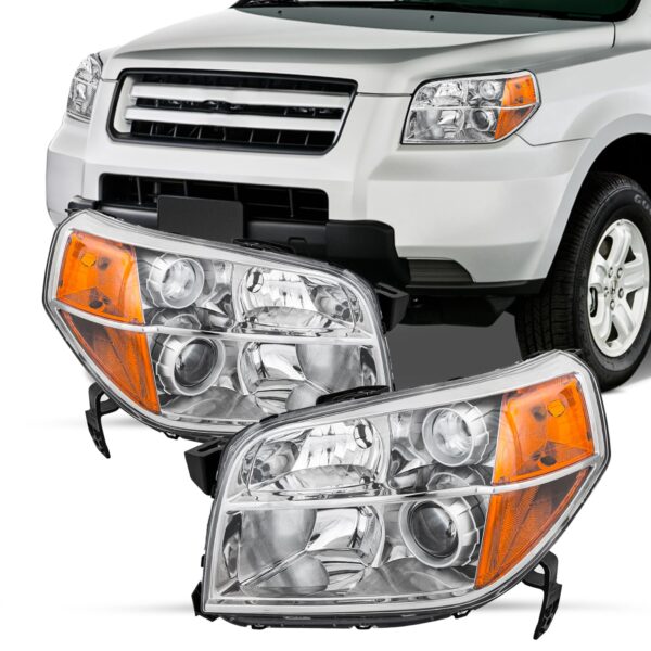 2006-2008 Headlights assembly Halogens bulbs - Image 2